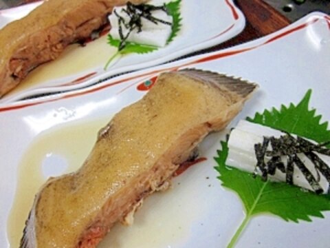 煮魚の極意☆　昆布ダシ濃い目・醤油薄目・一晩寝かす